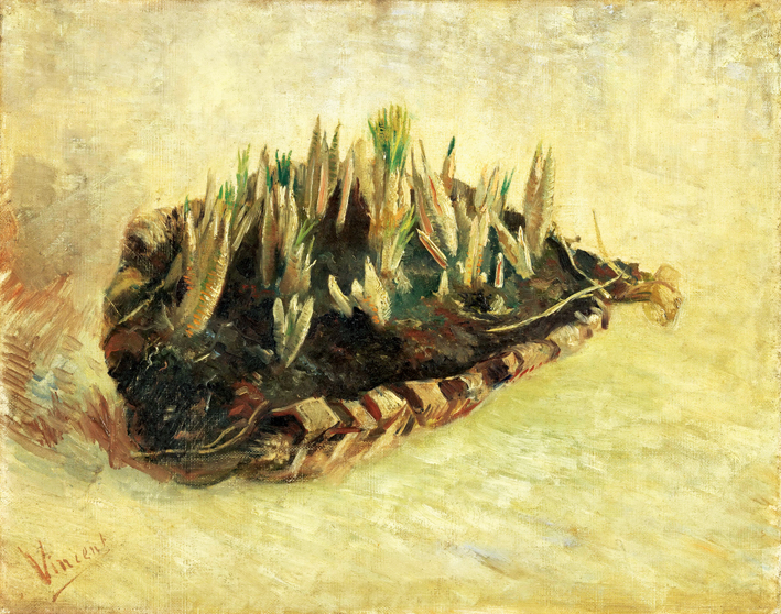  文森特·威廉·梵高  Vincent Willen Van Gogh ——番红花与篮子